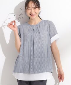 SHOO・LA・RUE / シューラルー カットソー | 【洗える/S-LL】着るだけでコーデが決まる 裾レイヤードトップス