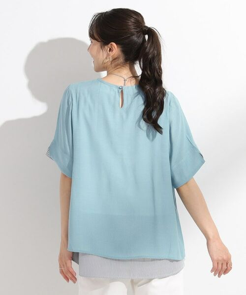 SHOO・LA・RUE / シューラルー カットソー | 【洗える/S-LL】着るだけでコーデが決まる 裾レイヤードトップス | 詳細11