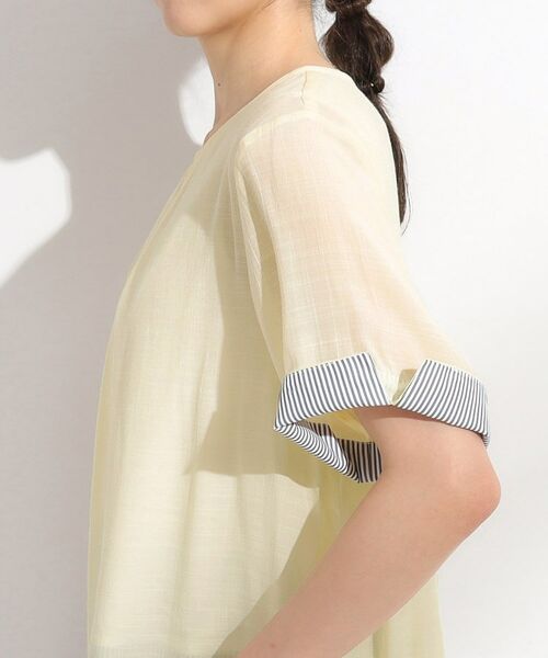 SHOO・LA・RUE / シューラルー カットソー | 【洗える/S-LL】着るだけでコーデが決まる 裾レイヤードトップス | 詳細24