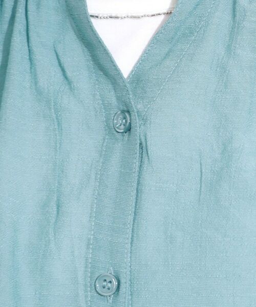 SHOO・LA・RUE / シューラルー シャツ・ブラウス | 【S-LL/2点セット】着るだけでコーデが決まる 麻調5分袖ブラウス+タンクトップ | 詳細8