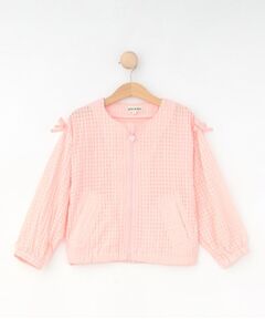 SHOO・LA・RUE / シューラルー レザーブルゾン・ジャケット | 【100-120cm】シアーチェックブルゾン