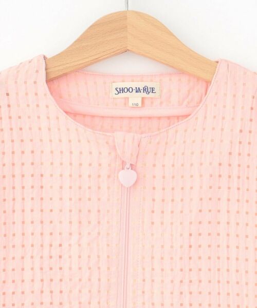 SHOO・LA・RUE / シューラルー レザーブルゾン・ジャケット | 【100-120cm】シアーチェックブルゾン | 詳細3