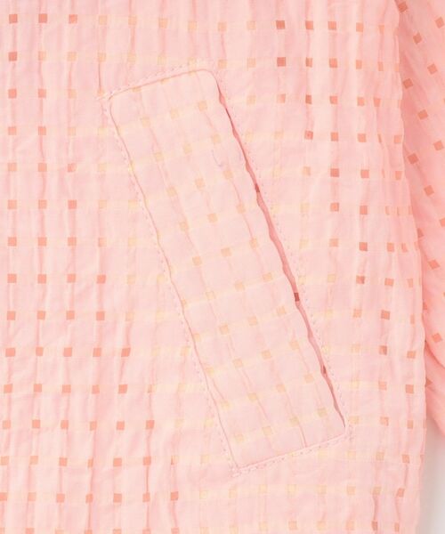 SHOO・LA・RUE / シューラルー レザーブルゾン・ジャケット | 【100-120cm】シアーチェックブルゾン | 詳細5