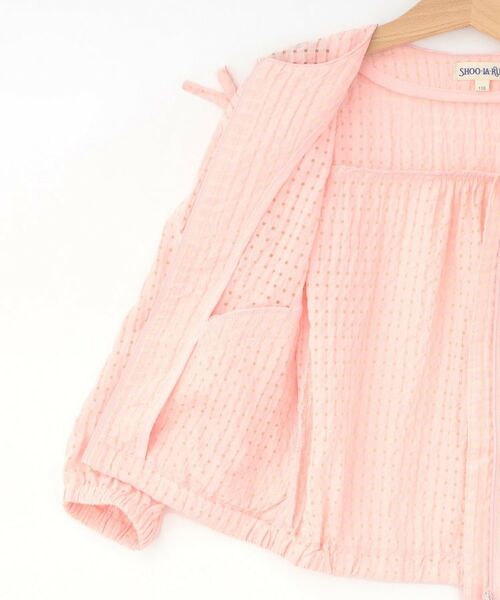 SHOO・LA・RUE / シューラルー レザーブルゾン・ジャケット | 【100-120cm】シアーチェックブルゾン | 詳細9