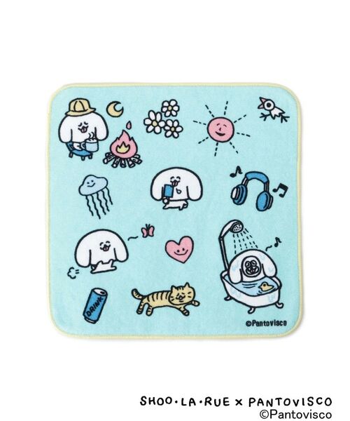 SHOO・LA・RUE / シューラルー ハンカチ | 【パントビスコ／ぺろち】ハンドタオル | 詳細1