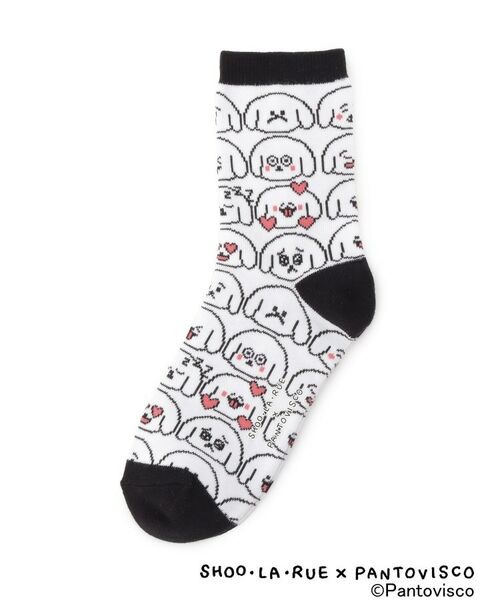 SHOO・LA・RUE / シューラルー ソックス | 【パントビスコ／ぺろち】刺繍・ジャカード アソートソックス | 詳細1
