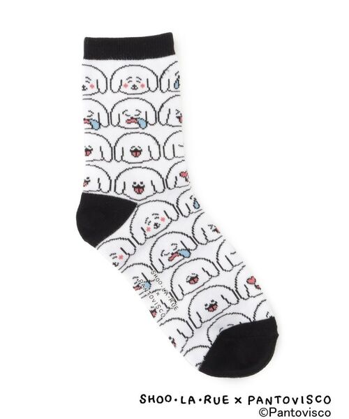 SHOO・LA・RUE / シューラルー ソックス | 【パントビスコ／ぺろち】刺繍・ジャカード アソートソックス | 詳細2