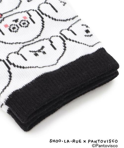 SHOO・LA・RUE / シューラルー ソックス | 【パントビスコ／ぺろち】刺繍・ジャカード アソートソックス | 詳細3