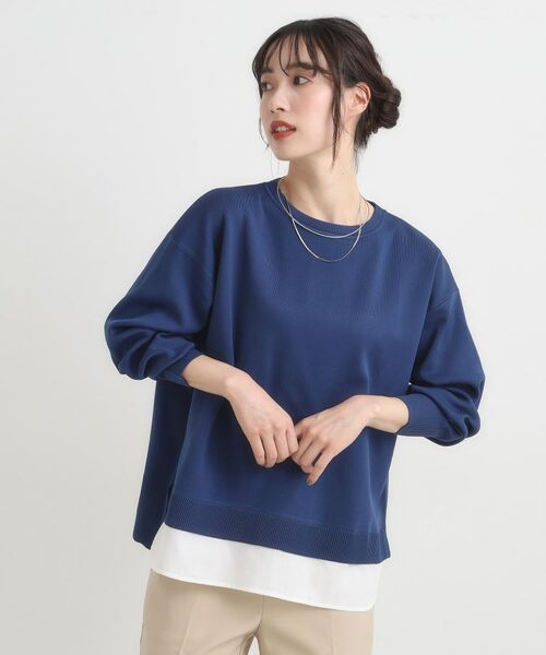 SHOO・LA・RUE / シューラルー ニット・セーター | 【S-LL/洗える】一枚で簡単こなれ見え スポンディッシュ 裾レイヤード風ニット【CIRCRIC】 | 詳細17