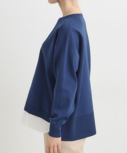 SHOO・LA・RUE / シューラルー ニット・セーター | 【S-LL/洗える】一枚で簡単こなれ見え スポンディッシュ 裾レイヤード風ニット【CIRCRIC】 | 詳細22