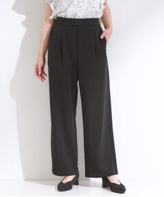 SHOO・LA・RUE / シューラルー パンツ | 【S-LL/ストレッチ】脚のラインを拾いにくい スマートワイドパンツ【CIRCRIC】