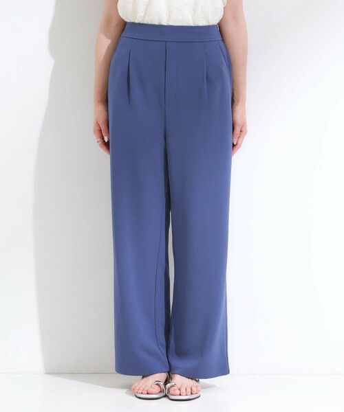SHOO・LA・RUE / シューラルー パンツ | 【S-LL/ストレッチ】脚のラインを拾いにくい スマートワイドパンツ【CIRCRIC】 | 詳細13