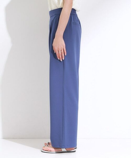 SHOO・LA・RUE / シューラルー パンツ | 【S-LL/ストレッチ】脚のラインを拾いにくい スマートワイドパンツ【CIRCRIC】 | 詳細14