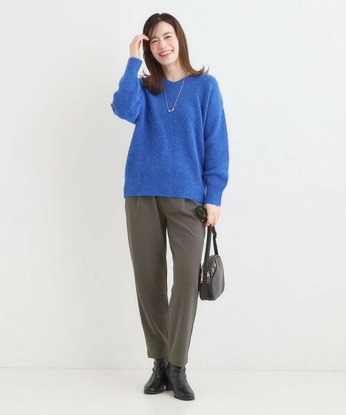 SHOO・LA・RUE / シューラルー パンツ | 【S-3L/洗濯後しわになりにくい】スマートに見える イージーテーパードパンツ【CIRCRIC】 | 詳細11