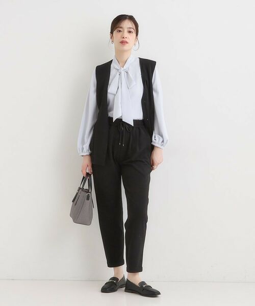 SHOO・LA・RUE / シューラルー パンツ | 【S-3L/洗濯後しわになりにくい】スマートに見える イージーテーパードパンツ【CIRCRIC】 | 詳細3