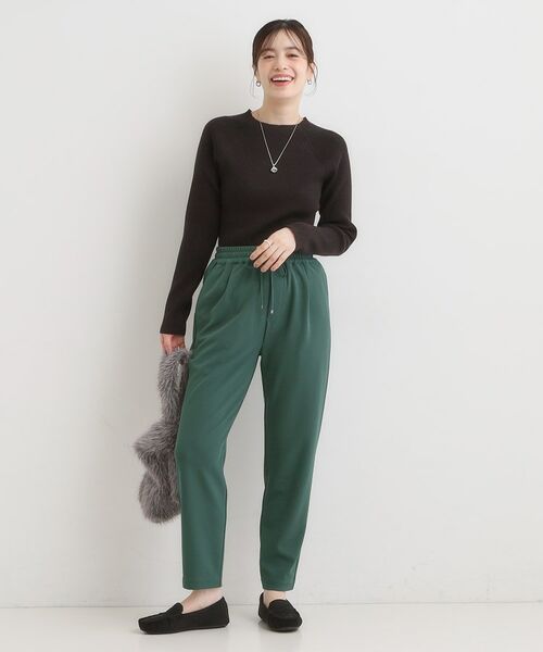 SHOO・LA・RUE / シューラルー パンツ | 【S-3L/洗濯後しわになりにくい】スマートに見える イージーテーパードパンツ【CIRCRIC】 | 詳細7