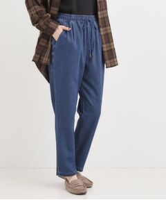 SHOO・LA・RUE / シューラルー デニムパンツ | 【SS-LL/美脚シルエット】デニムイージーテーパードパンツ