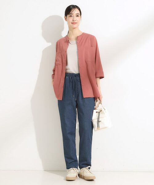 SHOO・LA・RUE / シューラルー デニムパンツ | 【SS-LL/美脚シルエット】デニムイージーテーパードパンツ | 詳細18