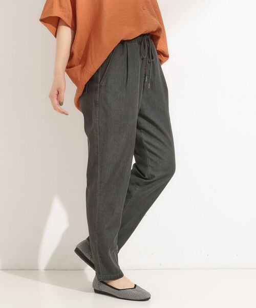 SHOO・LA・RUE / シューラルー デニムパンツ | 【SS-LL/美脚シルエット】デニムイージーテーパードパンツ | 詳細2