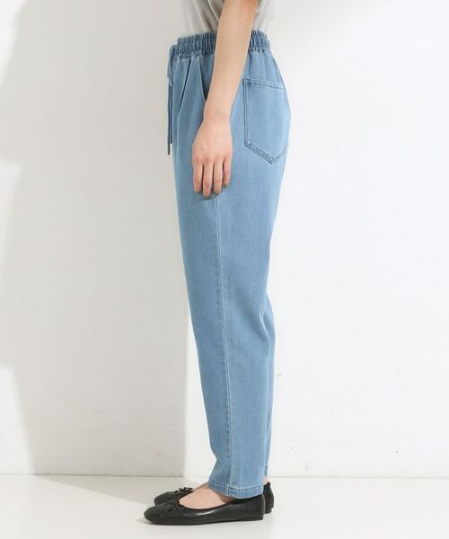 SHOO・LA・RUE / シューラルー デニムパンツ | 【SS-LL/美脚シルエット】デニムイージーテーパードパンツ | 詳細22