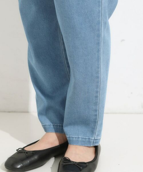 SHOO・LA・RUE / シューラルー デニムパンツ | 【SS-LL/美脚シルエット】デニムイージーテーパードパンツ | 詳細27