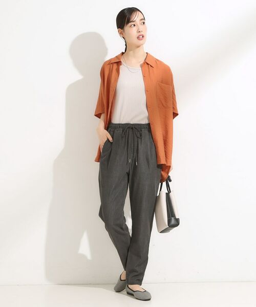 SHOO・LA・RUE / シューラルー デニムパンツ | 【SS-LL/美脚シルエット】デニムイージーテーパードパンツ | 詳細3