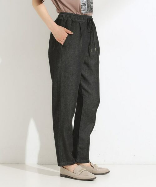 SHOO・LA・RUE / シューラルー デニムパンツ | 【SS-LL/美脚シルエット】デニムイージーテーパードパンツ | 詳細7