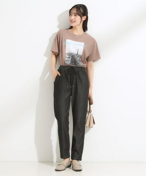 SHOO・LA・RUE / シューラルー デニムパンツ | 【SS-LL/美脚シルエット】デニムイージーテーパードパンツ | 詳細8