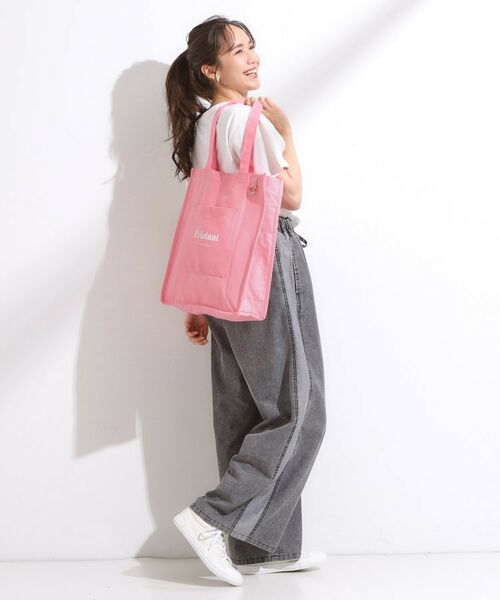 ラッキーカラー/推し活にも】うちわも入るキャンバストート