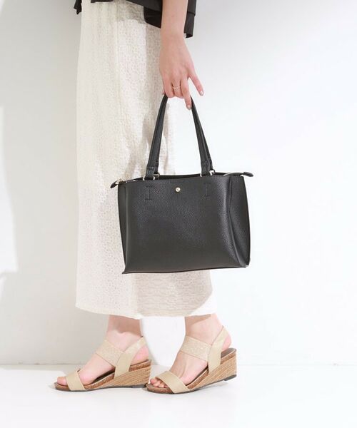 SHOO・LA・RUE / シューラルー トートバッグ | 【軽量/2WAY】ふわっと軽い ミドルサイズ トートバッグ | 詳細3