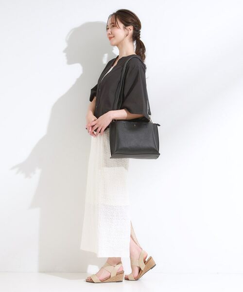 SHOO・LA・RUE / シューラルー トートバッグ | 【軽量/2WAY】ふわっと軽い ミドルサイズ トートバッグ | 詳細4