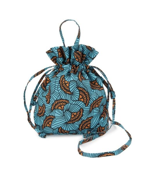 SHOO・LA・RUE / シューラルー ショルダーバッグ | ころんとしたフォルムが魅力 ラタプリント 巾着ショルダーバッグ | 詳細11