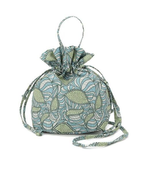 SHOO・LA・RUE / シューラルー ショルダーバッグ | ころんとしたフォルムが魅力 ラタプリント 巾着ショルダーバッグ | 詳細12