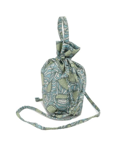 SHOO・LA・RUE / シューラルー ショルダーバッグ | ころんとしたフォルムが魅力 ラタプリント 巾着ショルダーバッグ | 詳細13