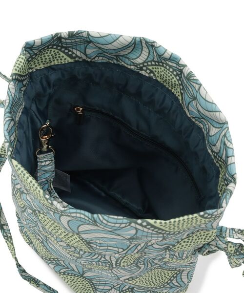 SHOO・LA・RUE / シューラルー ショルダーバッグ | ころんとしたフォルムが魅力 ラタプリント 巾着ショルダーバッグ | 詳細21