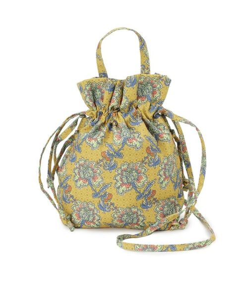 SHOO・LA・RUE / シューラルー ショルダーバッグ | ころんとしたフォルムが魅力 ラタプリント 巾着ショルダーバッグ | 詳細9