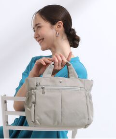 SHOO・LA・RUE / シューラルー トートバッグ | 【撥水/2WAY】フロントポケット トートバッグ