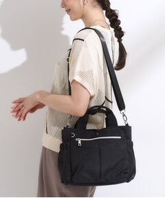 SHOO・LA・RUE / シューラルー トートバッグ | 【撥水/2WAY】フロントポケット トートバッグ