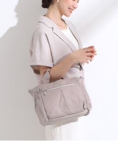 SHOO・LA・RUE / シューラルー トートバッグ | 【撥水/2WAY】フロントポケット トートバッグ