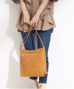 SHOO・LA・RUE / シューラルー ショルダーバッグ | 【デイリー使いに】フロント2ポケット ショルダーバッグ