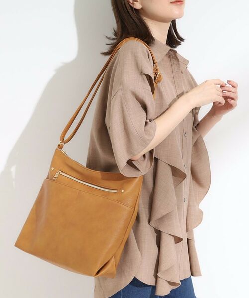 SHOO・LA・RUE / シューラルー ショルダーバッグ | 【デイリー使いに】フロント2ポケット ショルダーバッグ | 詳細5