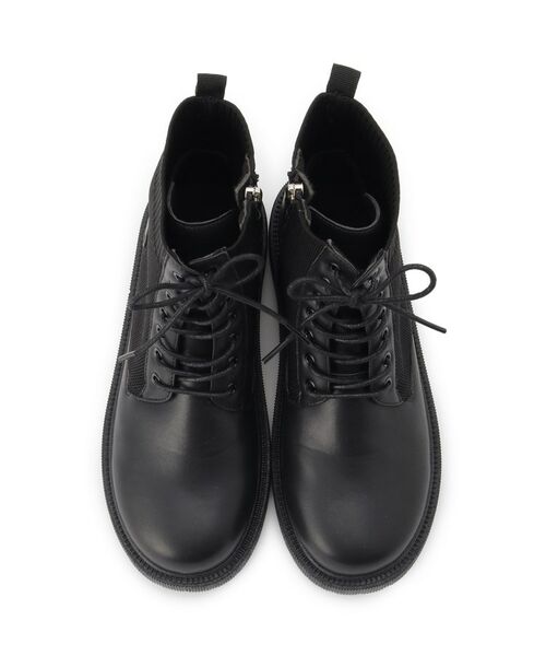 SHOO・LA・RUE / シューラルー ブーツ（ショート丈） | ニットレースアップブーツ | 詳細4