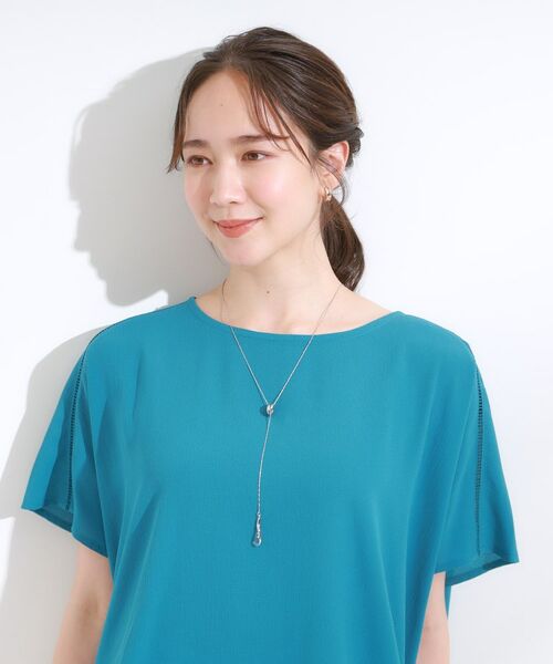 SHOO・LA・RUE / シューラルー ネックレス・ペンダント・チョーカー | 【2WAY】リング＆クリアドロップネックレス | 詳細4