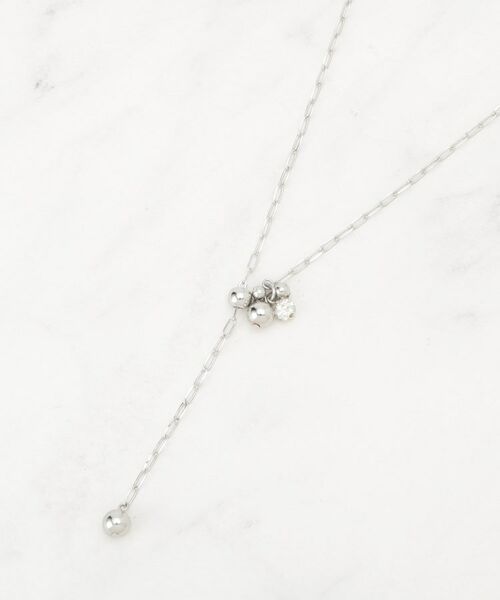 SHOO・LA・RUE / シューラルー ネックレス・ペンダント・チョーカー | 【2WAY】楕円チェーンパヴェメタルネックレス | 詳細1