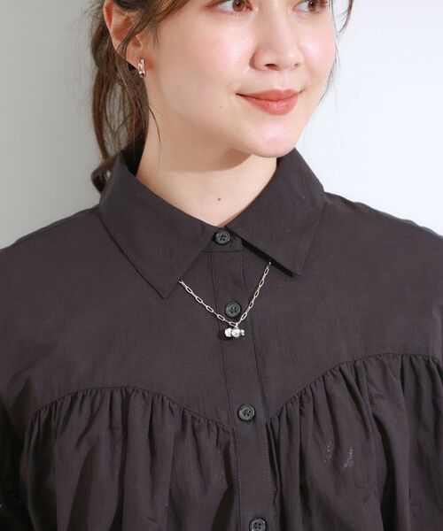 SHOO・LA・RUE / シューラルー ネックレス・ペンダント・チョーカー | 【2WAY】楕円チェーンパヴェメタルネックレス | 詳細5