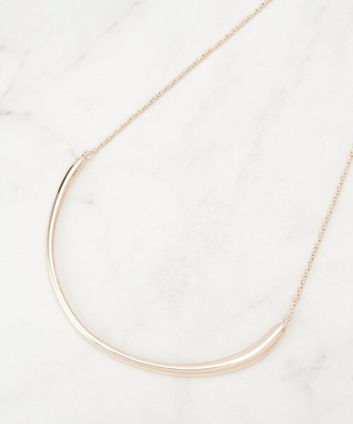 ゴールド カーブ型ネックレス カーブダイヤネックレス TDA2756 | SIENA ROSE（Women