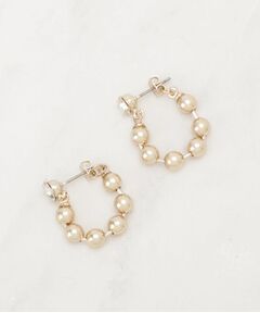 SHOO・LA・RUE / シューラルー ピアス・イヤリング | 【チタンポスト】ボールチェーンピアス