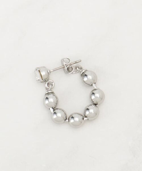 SHOO・LA・RUE / シューラルー ピアス・イヤリング | 【チタンポスト】ボールチェーンピアス | 詳細2