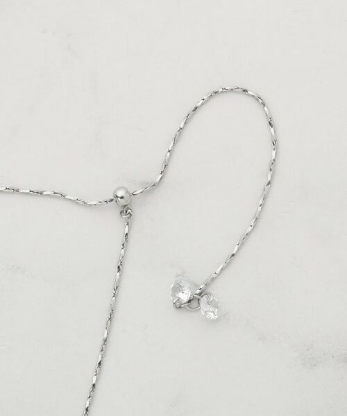 SHOO・LA・RUE / シューラルー ネックレス・ペンダント・チョーカー | 【2WAY】リング＆クリアドロップネックレス | 詳細3