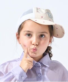 SHOO・LA・RUE / シューラルー キャップ | 総柄刺繍メッシュキャップ